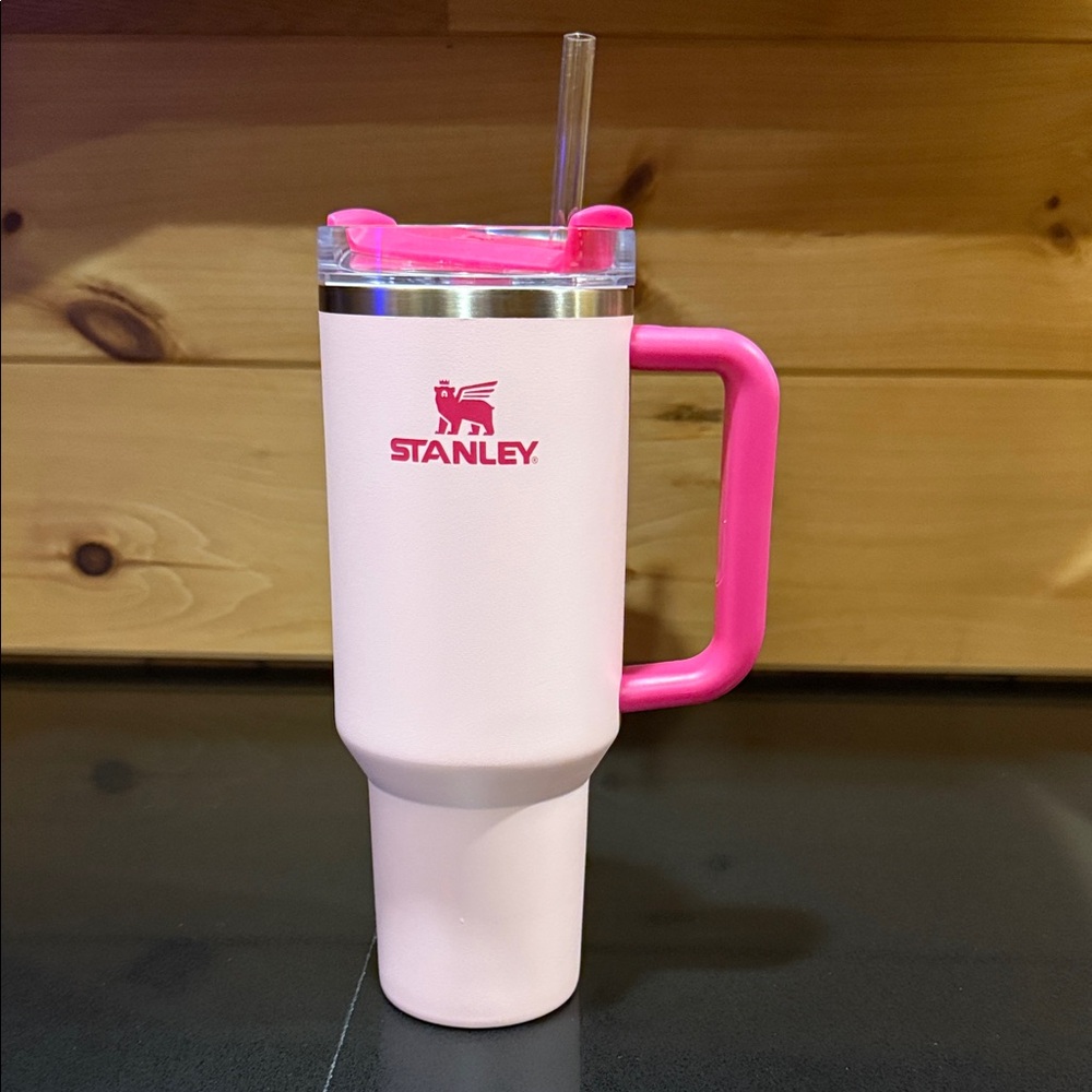 Stanley Pink Insulated Mug with Handle